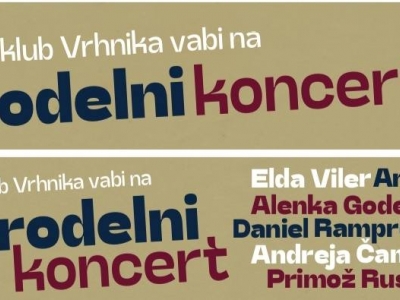 Napovedujemo DOBRODELNI KONCERT 2025